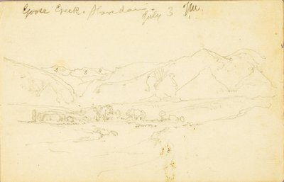 Goose Creek, Sheridan (Wyoming) - Thomas Moran