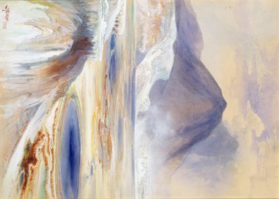 Mammoth Hot Springs, Yellowstone, 1872 - Thomas Moran