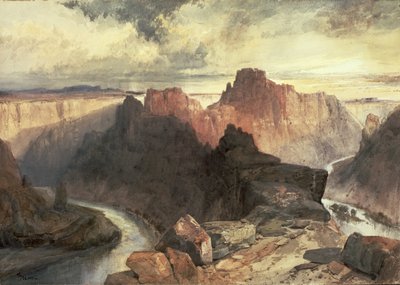 Été, amphithéâtre, rivière Colorado, territoire de l