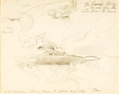 La source Beryl sur la route du Lower Basin à Norris - Thomas Moran