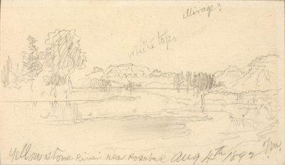 Rivière Yellowstone, près de Rosebud - Thomas Moran