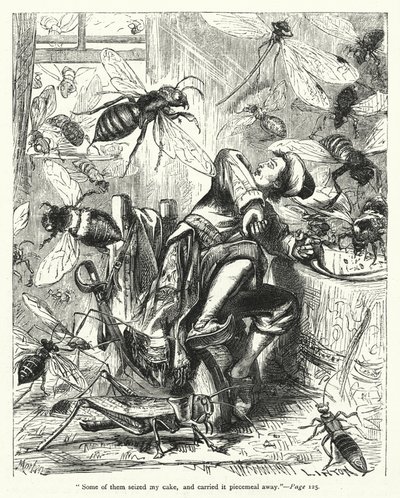 Illustration des Voyages de Gulliver par Jonathan Swift (gravure) - Thomas Morten