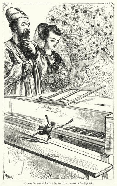 Illustration des Voyages de Gulliver par Jonathan Swift (gravure) - Thomas Morten