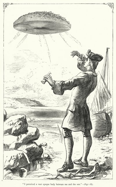 Illustration pour Les Voyages de Gulliver de Jonathan Swift - Thomas Morten