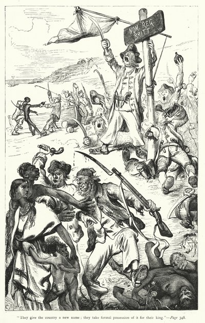 Illustration pour Les Voyages de Gulliver de Jonathan Swift - Thomas Morten