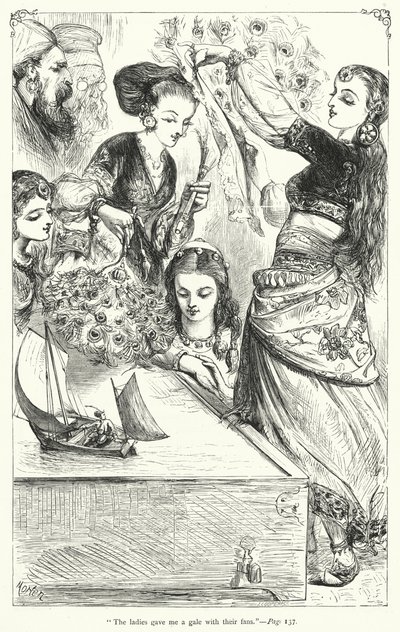 Illustration pour Les Voyages de Gulliver de Jonathan Swift - Thomas Morten