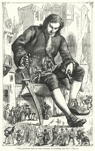 Illustration pour Les Voyages de Gulliver par Jonathan Swift - Thomas Morten