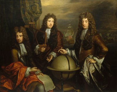 John Benbow (1653-1702), Sir Ralph Delavalle (circa 1645-1707) et Thomas Phillips (circa 1635-1693) - Thomas Murray