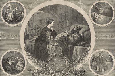Commission sanitaire des États-Unis : Nos héroïnes - Thomas Nast