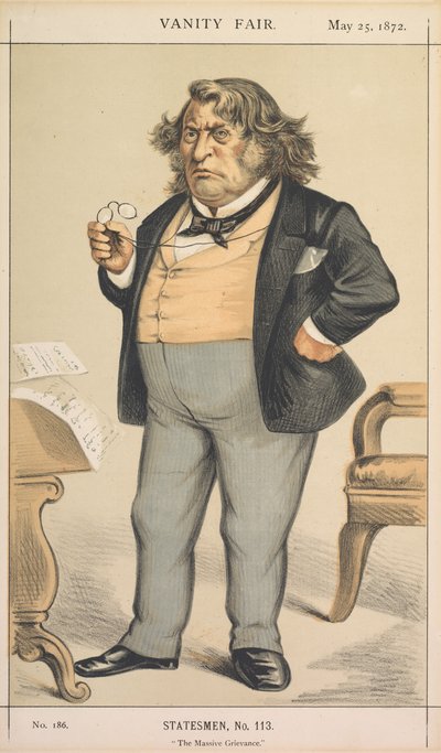 Vanity Fair : Statesman, n° 113 "The Massive Grievance" (Le grief massif) - Thomas Nast