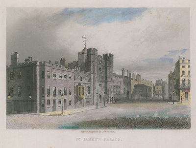 Palais St James sur Pall Mall - Thomas Onwhyn