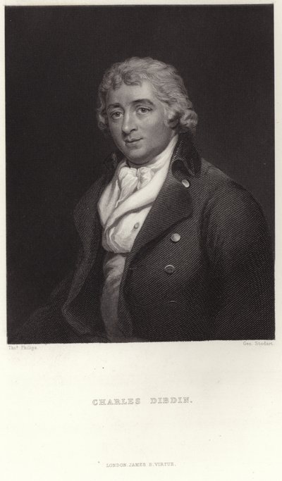 Portrait de Charles Dibdin - Thomas Phillips