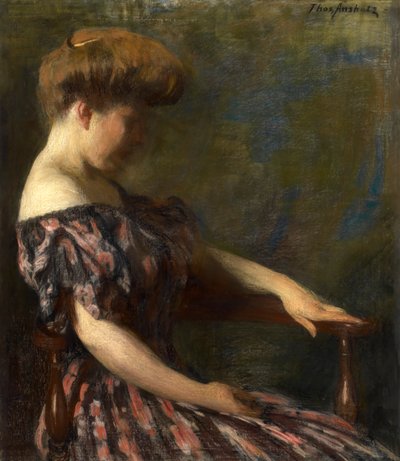 Une robe fleurie, 1906 - Thomas Pollock Anshutz