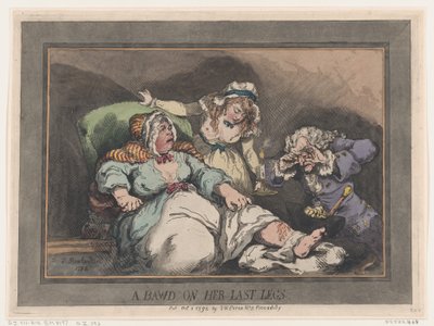 Une maquerelle sur ses dernières jambes, 1er octobre 1792 - Thomas Rowlandson
