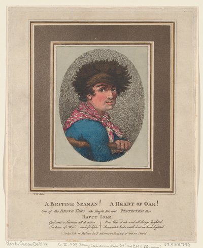 Un marin britannique ! Un cœur de chêne !, 15 novembre 1801 - Thomas Rowlandson