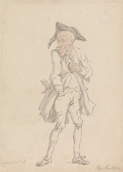 Un poète de Grub Street - Thomas Rowlandson