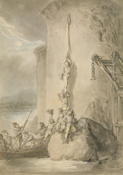 Une escapade militaire, vers 1794 - Thomas Rowlandson