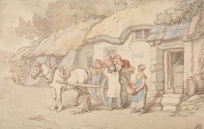 Un potier qui sort - Thomas Rowlandson