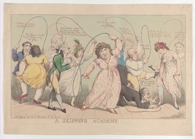 Académie de saut à la corde, 20 mai 1800 - Thomas Rowlandson
