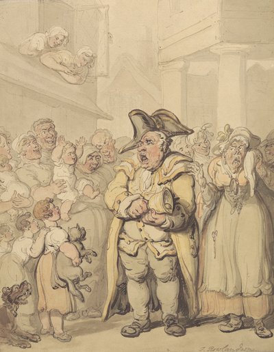 Un crieur public - Thomas Rowlandson