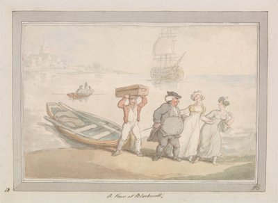 Une vue sur Blackwall - Thomas Rowlandson
