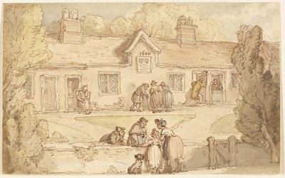 Maison des pauvres de Tottenham - Thomas Rowlandson
