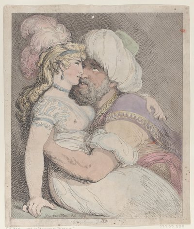 Un Turc amoureux - Thomas Rowlandson