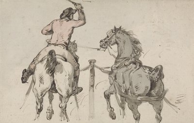 Un Postillon anglais, vers 1785 - Thomas Rowlandson
