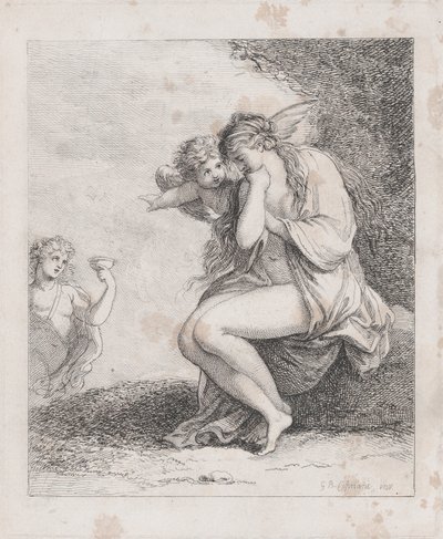 Ariane sur Naxos approchée par Bacchus, vers 1790 - Thomas Rowlandson