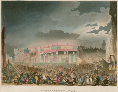 Foire de Bartholomew - Thomas Rowlandson