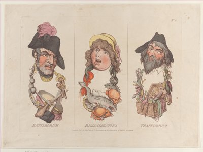 Battleorum, Billingsgatina, Trafficorum, 15 août 1800 - Thomas Rowlandson