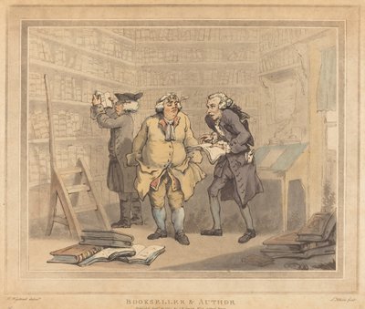 Libraire et auteur - Thomas Rowlandson