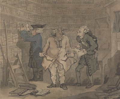 Libraire et auteur - Thomas Rowlandson
