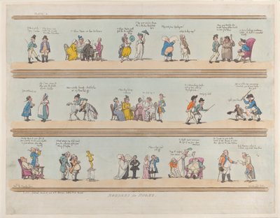 Bordures pour Pièces, Planche 3, 30 mars 1799 - Thomas Rowlandson