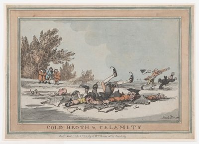 Bouillon froid et calamité - Thomas Rowlandson