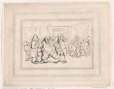 Les conforts de Bath, Planche 1, 6 janvier 1798 - Thomas Rowlandson