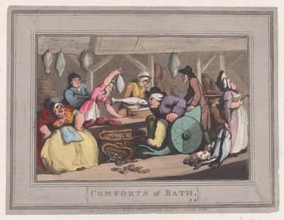 Les conforts de Bath, Planche 4, 6 janvier 1798 - Thomas Rowlandson