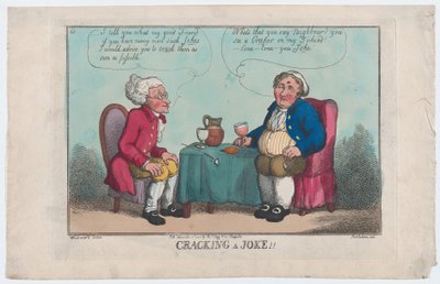 Raconter une blague, 15 novembre 1808 - Thomas Rowlandson