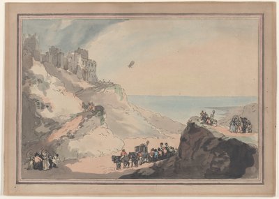 Départ du ballon de Blanchard et Jeffries de Douvres, 7 janvier 1785, janvier 1794 - Thomas Rowlandson
