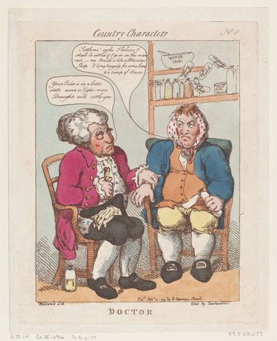Docteur, 10 septembre 1799 - Thomas Rowlandson
