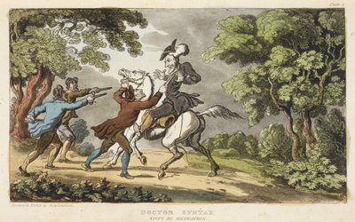 Docteur Syntax et les bandits de grand chemin - Thomas Rowlandson