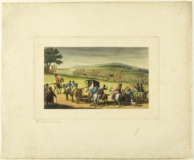 Le docteur Syntax à une revue, du Tour du docteur Syntax - Thomas Rowlandson