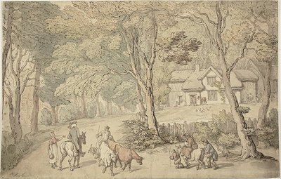 Le Docteur Syntax sur la route - Thomas Rowlandson