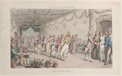 Le bal de Don Luigi, de Naples et la Campagna Felice : dans une série de lettres, 1er juin 1815 - Thomas Rowlandson