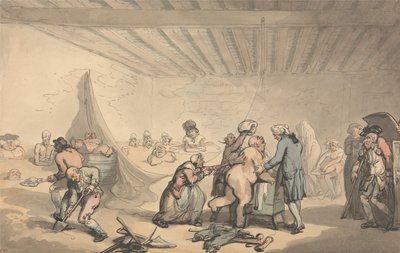 Établissement balnéaire du Dr Graham - Thomas Rowlandson