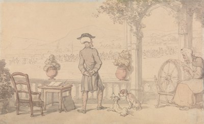 Le Dr Syntax se livre à un monologue - Thomas Rowlandson