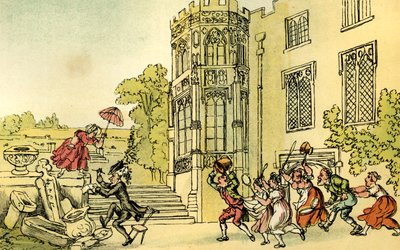 Dr Syntax et les abeilles - Thomas Rowlandson