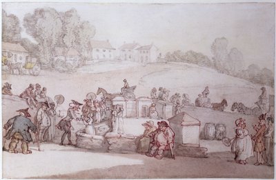 Dr Syntax au spa de Harrogate - Thomas Rowlandson