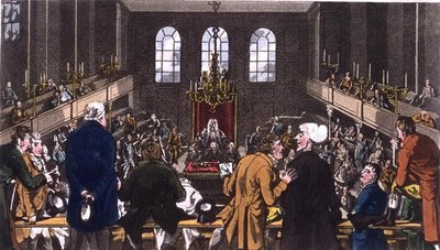 Dr Syntax à la Chambre des Communes - Thomas Rowlandson