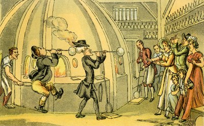 Dr Syntax dans la verrerie - Thomas Rowlandson